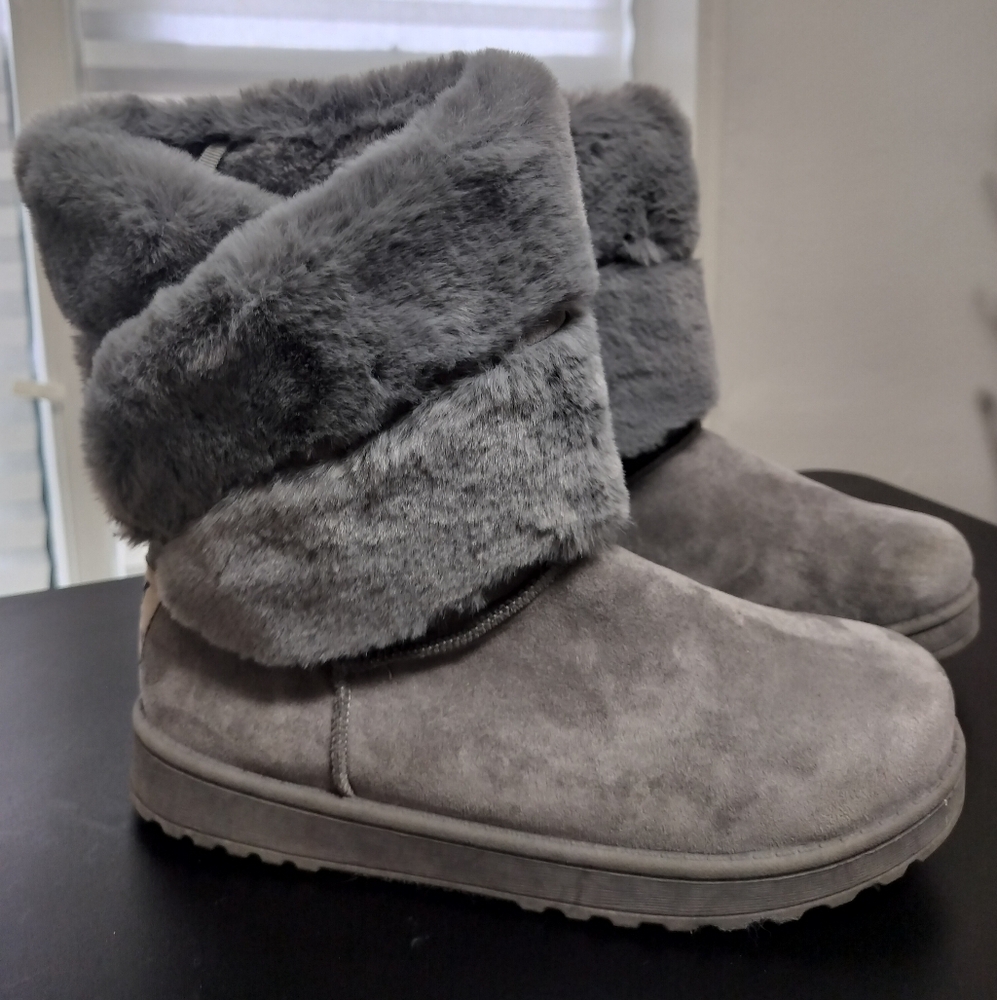 White mountain boots size 10, Gray